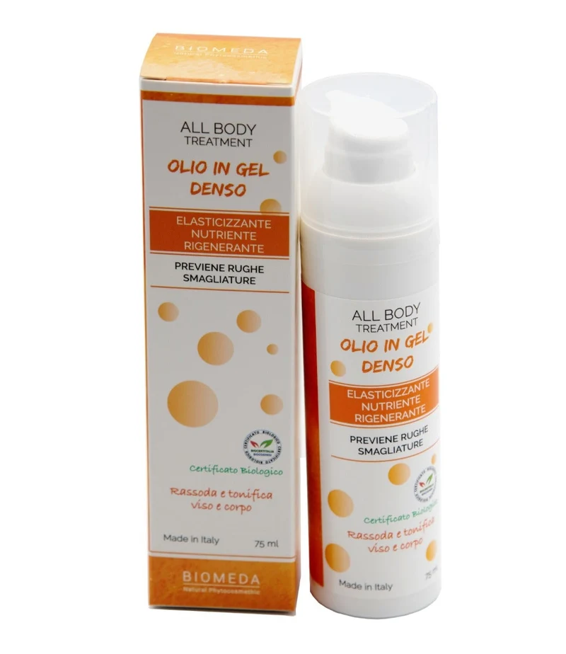 Biomeda Olio Gel Denso Rassodante Viso Corpo E Capelli 75ml