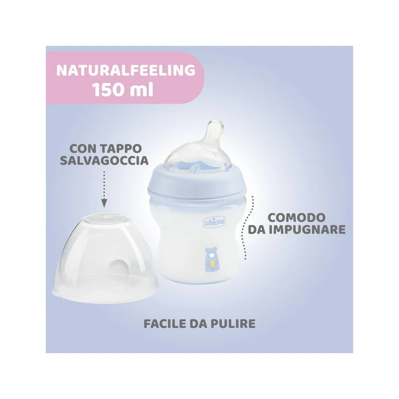 Chicco Natural Feeling Set Regalo Per Bimbo 0 Mesi+