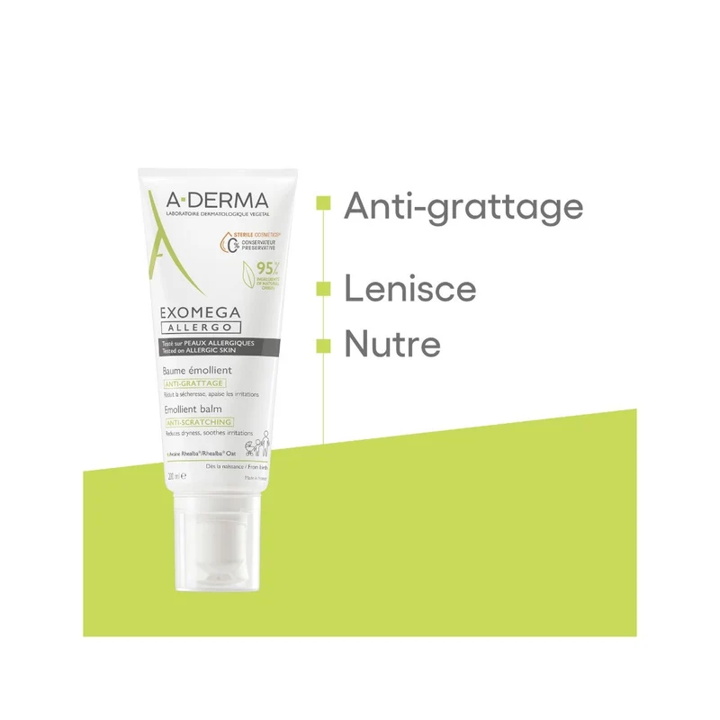 A-Derma Exomega Allergo Balsamo Emolliente 200ml