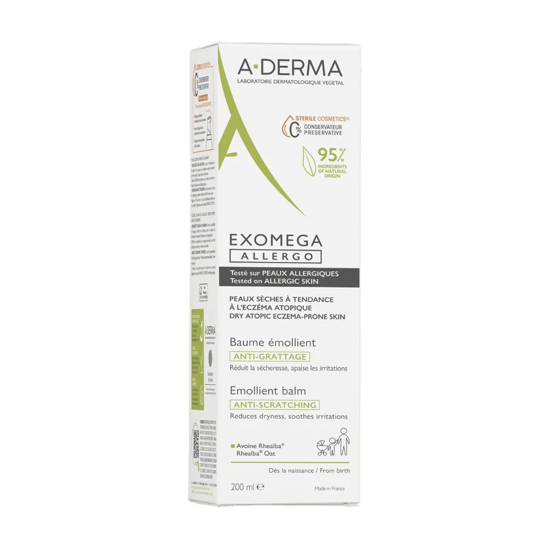 A-Derma Exomega Allergo Balsamo Emolliente 200ml