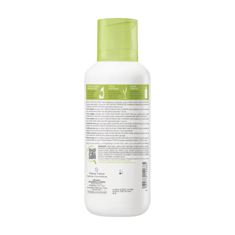 A-Derma Exomega Control Crema Emolliente Anti-Grattage 400ml