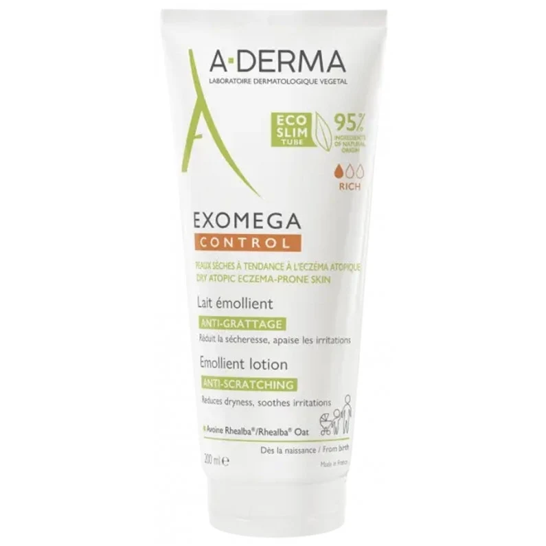 A-Derma Exomega Control Latte Emolliente Anti-Grattage 200ml