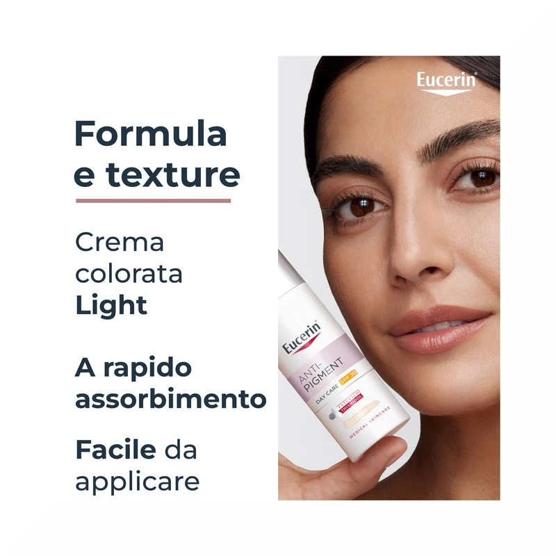 Eucerin Anti-Pigment Crema Giorno SPF 30 Colorata Light 30ml