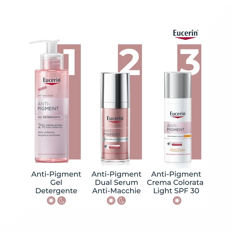Eucerin Anti-Pigment Crema Giorno SPF 30 Colorata Light 30ml