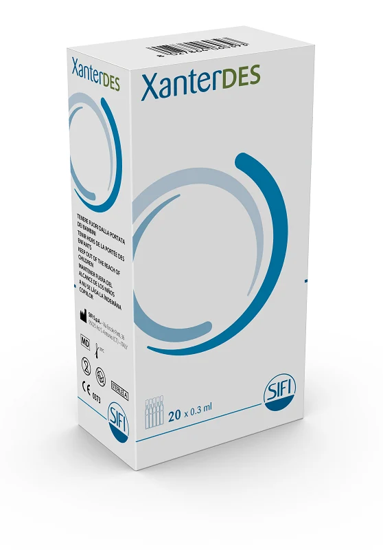 Soluzione oftalmica xanterdes soluzione 20 pezzi da 0,3 ml