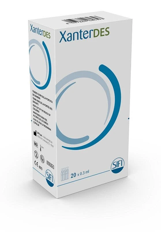 Soluzione oftalmica xanterdes soluzione 20 pezzi da 0,3 ml