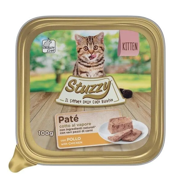 Stuzzy Patè Di Pollo Per Gattini 100g