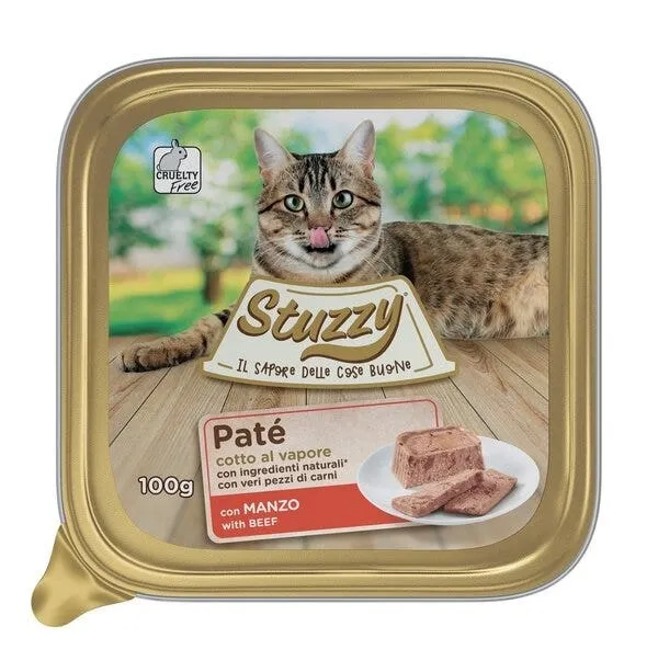 Stuzzy Patè Di Manzo Per Gatti 100g