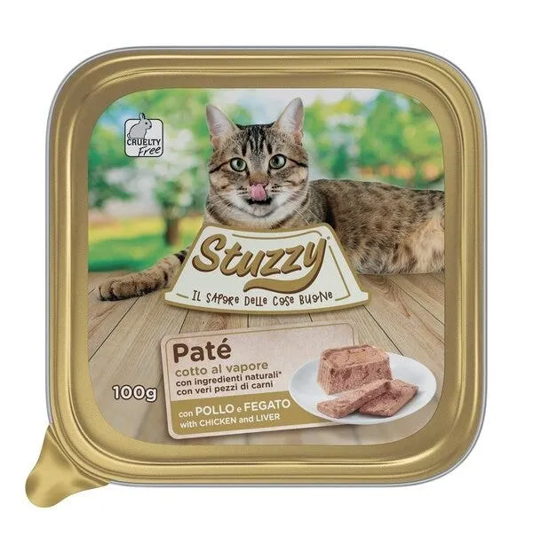 Stuzzy Patè Di Pollo E Fegato Per Gatti 100g