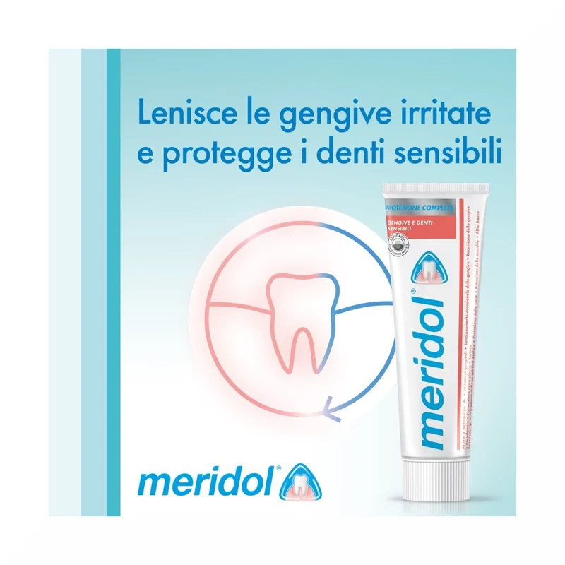 Meridol Dentifricio Protezione Completa Gengive E Denti Sensibili 75ml