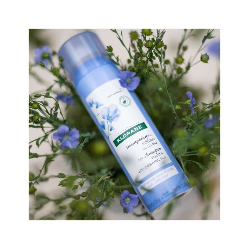 Klorane Shampoo Secco Volume Al Lino Bio 50ml