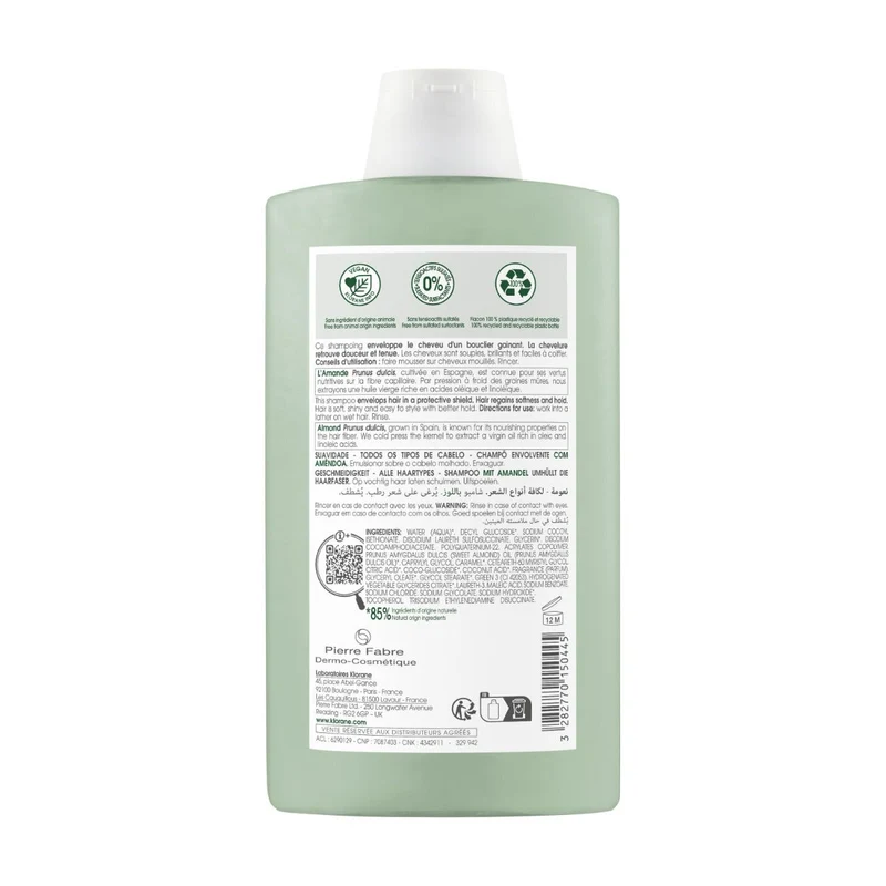 Klorane Shampoo Al Latte Di Mandorle 400ml