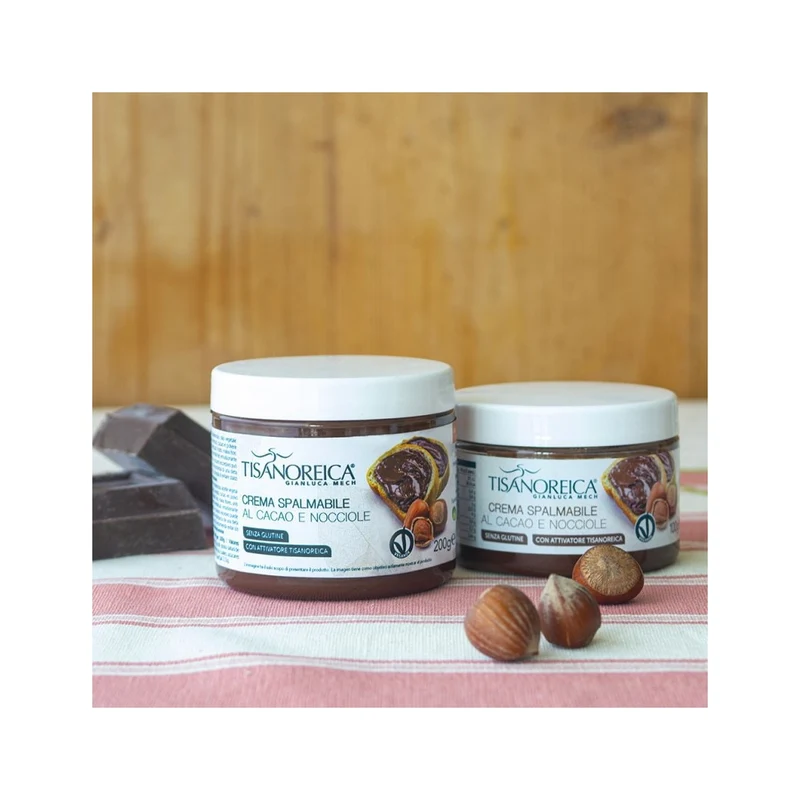 Gianluca Mech Tisanoreica Crema Spalmabile Al Cacao E Nocciole 200g