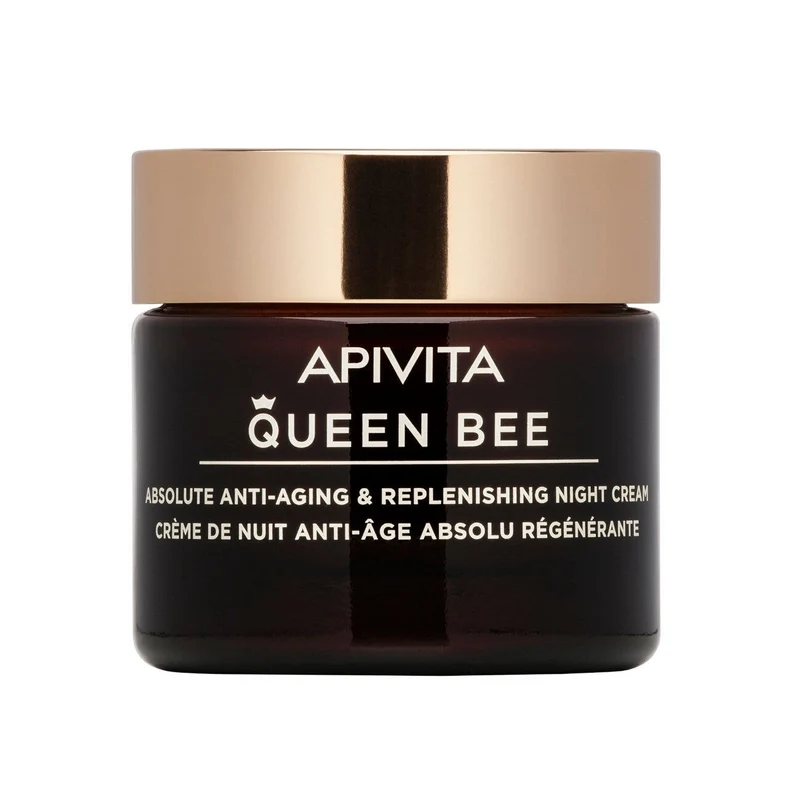 Apivita Queen Bee Night Crema Viso Notte Anti-Età Assoluta&Rimpolpante 50ml