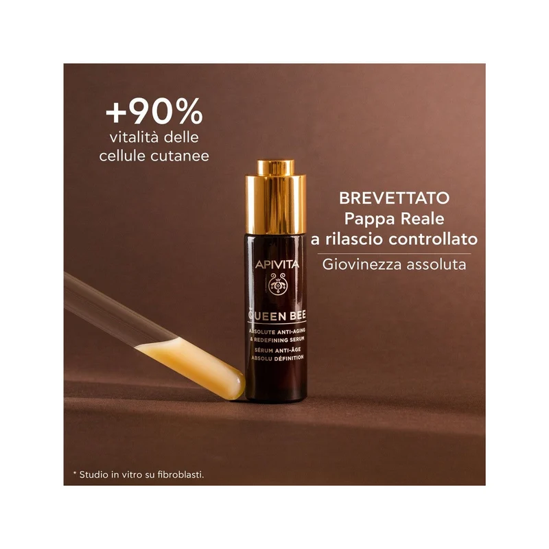 Apivita Queen Bee Serum Siero Viso Anti-Età Assoluto&Rassodante 30ml