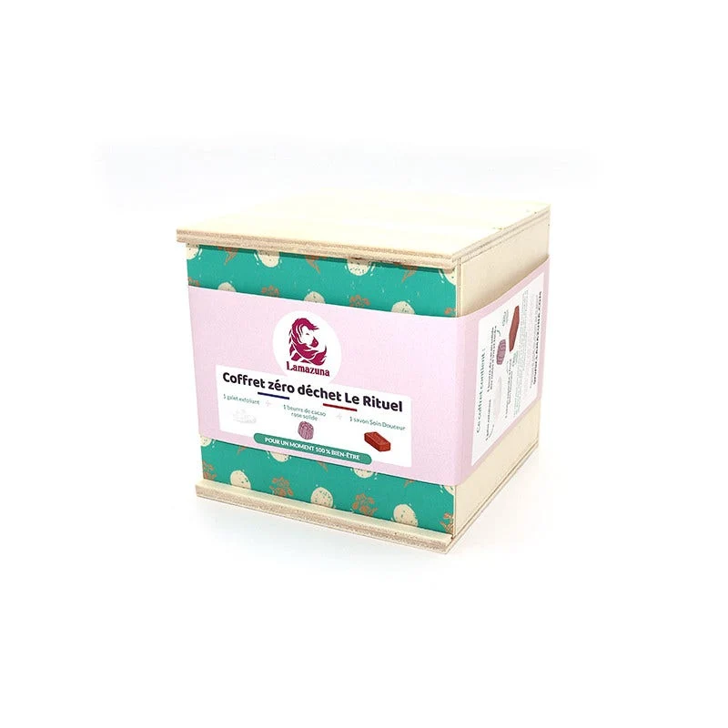Lamazuna Cofanetto Pietra Esfoliante + Burro Di Cacao Solido + Sapone