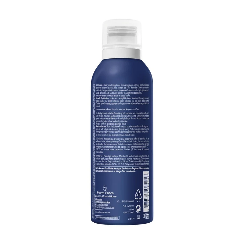 Avene Men Schiuma Da Barba Uomo 200ml - Rasatura Delicata