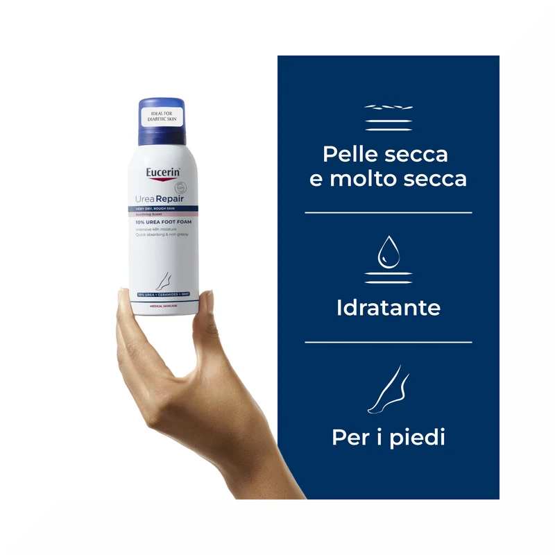 Eucerin Urearepair Plus Mousse Piedi crema piedi 150ml