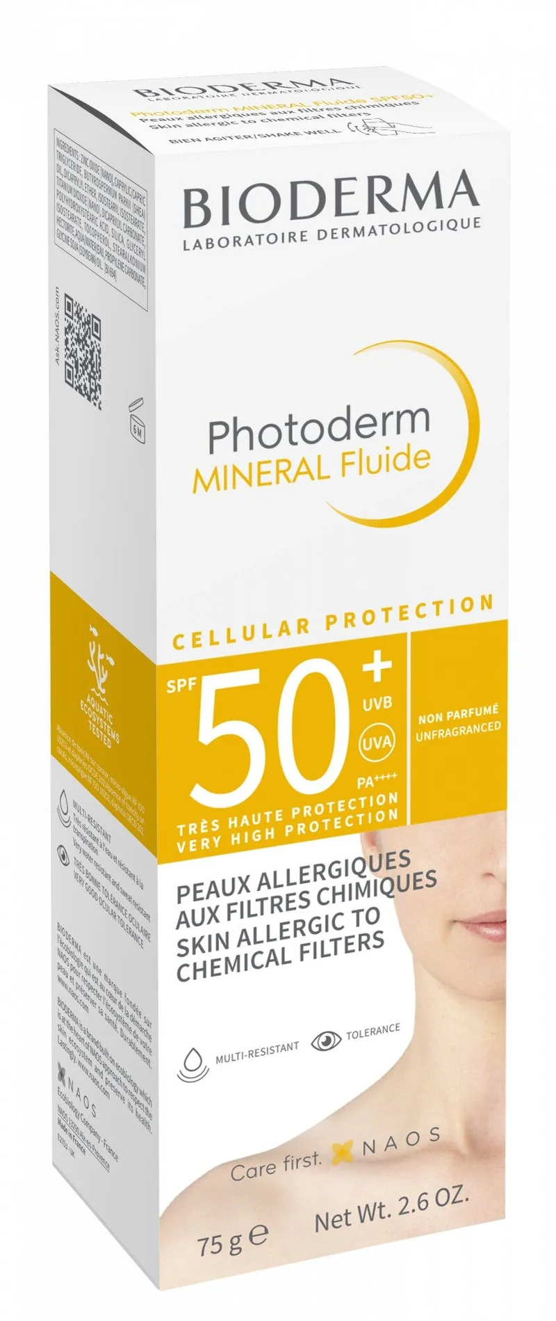 Bioderma Photoderm Fluido Minerale Ultra-Leggero Viso E Corpo 75g SPF50+