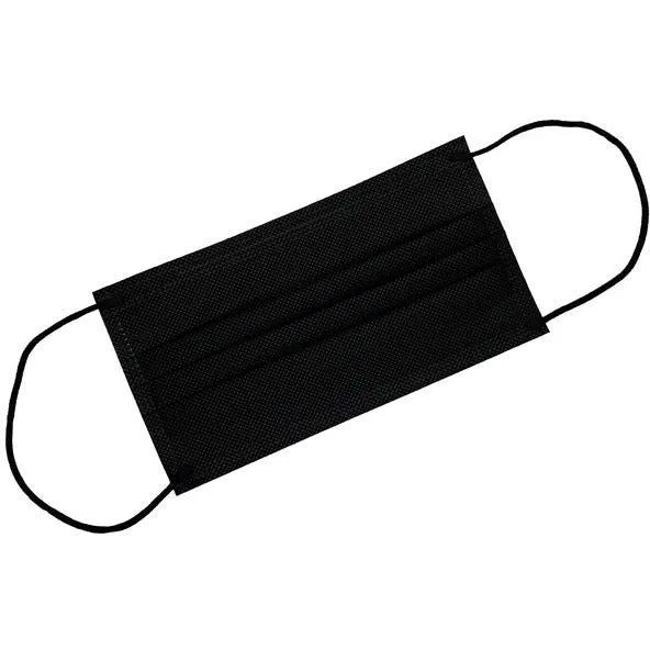 Mascherina Chirurgica Adulto Black 10 Pezzi