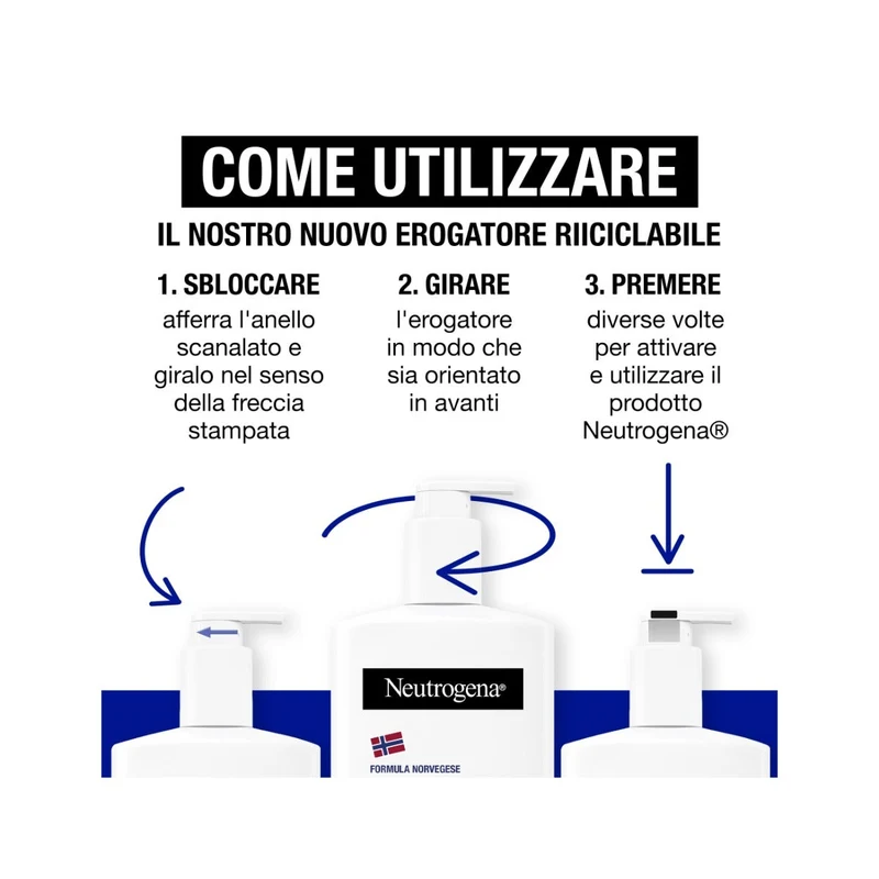 Neutrogena Crema Corpo Idratante Intensa Non profumata per Pelle Secca e Sensibile con Formula Norvegese 400ml