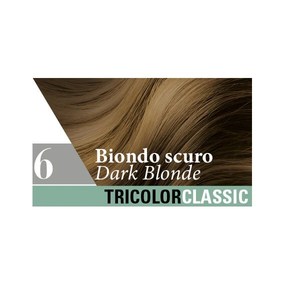 Specchiasol Tricolor Classic Colorazione Permanente 6 Biondo Scuro 2 Tubi 50ml + 2 Shaker 50ml + 4 Bustine 8ml