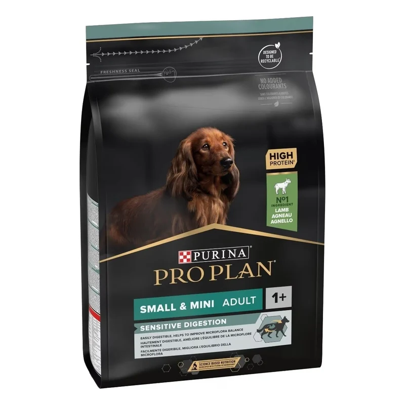 Purina Pro Plan Small & Mini Adult Sensitive Digestion Cibo Secco Con Agnello Cani Adulti Taglia Piccola/Mini Sacco 3 kg