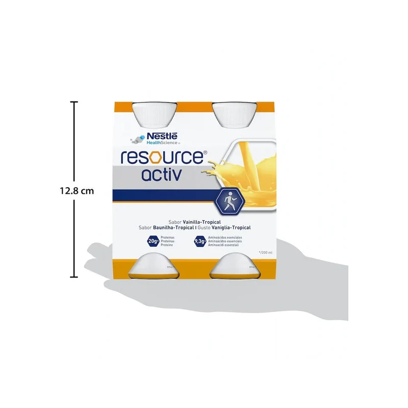 Resource Activ Vaniglia Tropical 4 Bottigliette Da 200ml