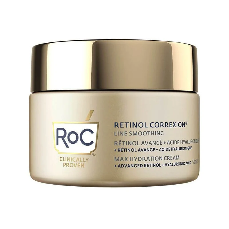 Roc Retinol Correxion Line Smoothing Max Hydration Crema Viso 50ml