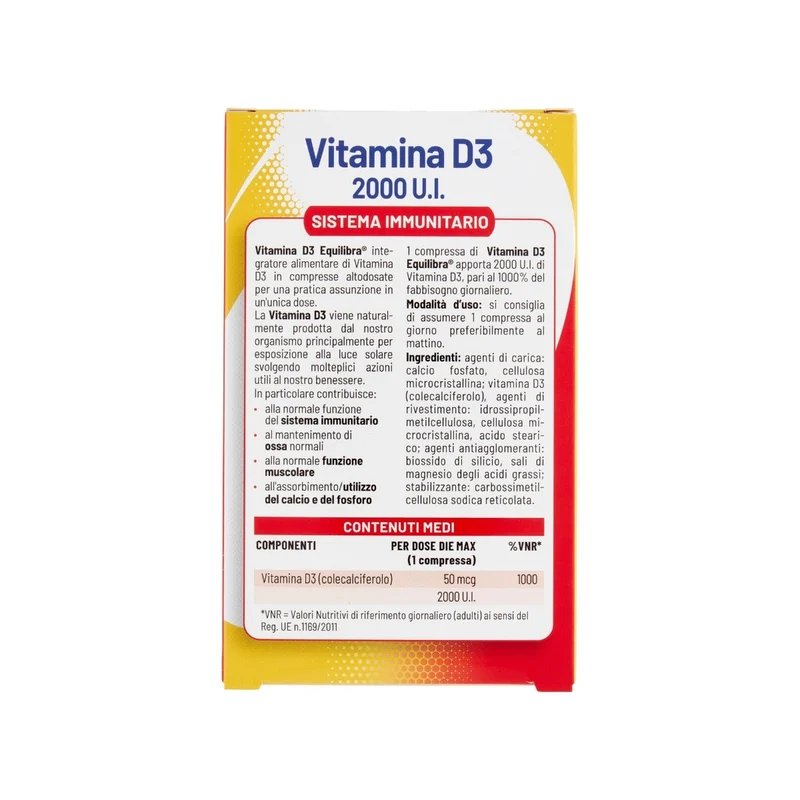 Equilibra Vitamina D3 30 Compresse