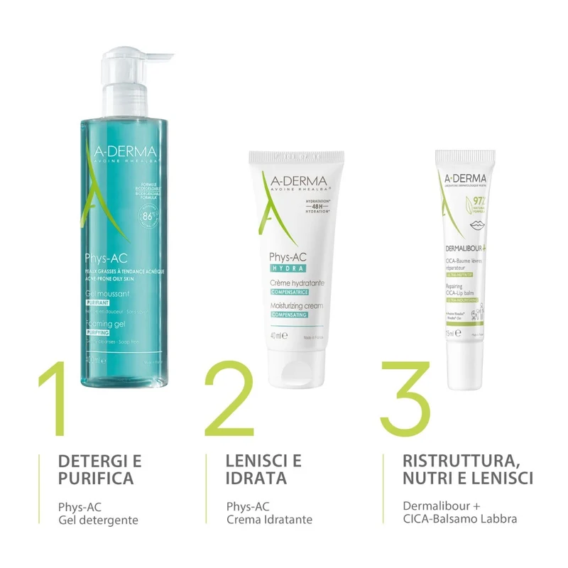 A-Derma Dermalibour+Cica Balsamo Labbra 15ml