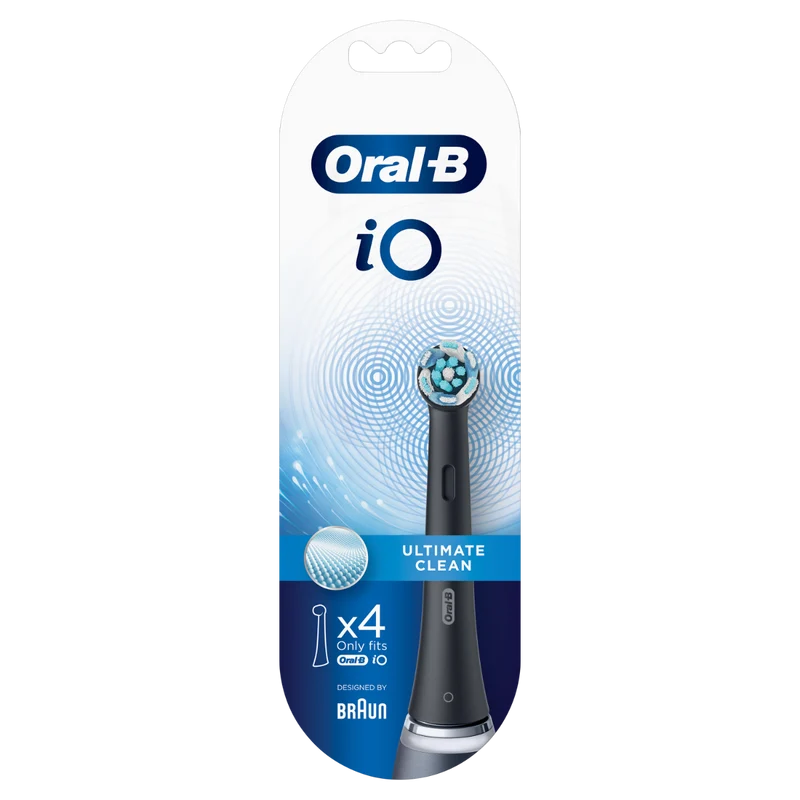 Oral B Testine Di Ricambio Io Ultimate Clean Nere 4 Pezzi