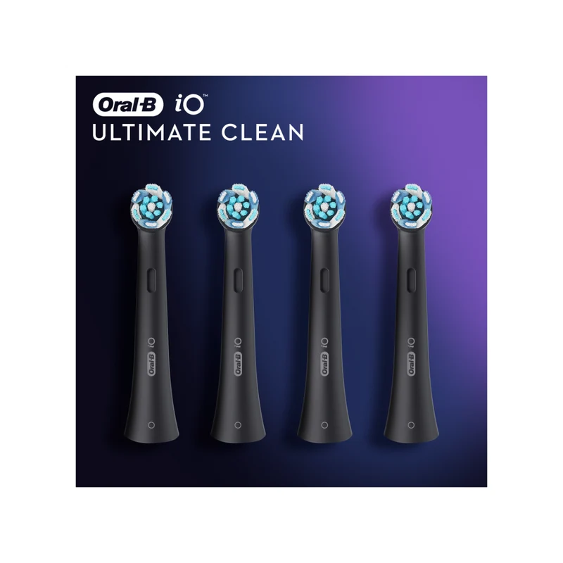 Oral B Testine Di Ricambio Io Ultimate Clean Nere 4 Pezzi