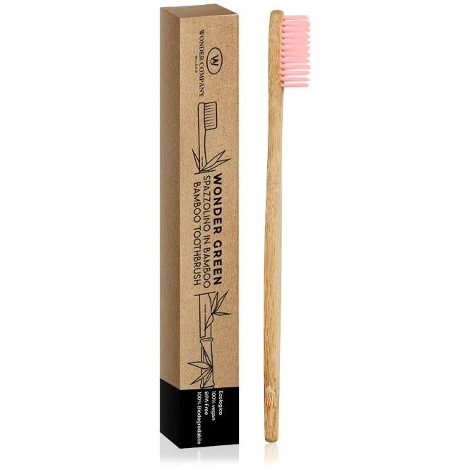 Spazzolino Bamboo Rosa