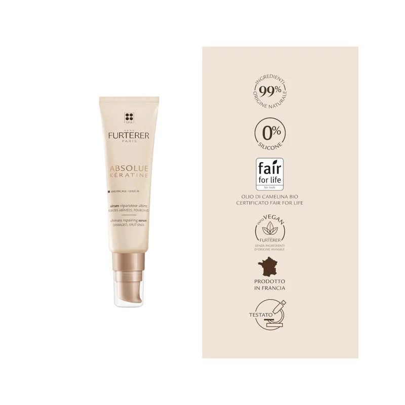 René Furterer Absolue Keratine Siero Ristrutturante Estremo Punte Danneggiate 30ml