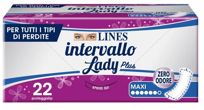 Lines Intervallo Lady Plus Maxi 22 Proteggislip