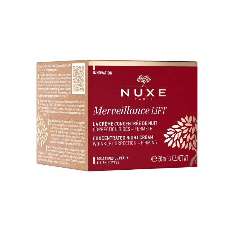 Nuxe Merveillance Lift Crema Antirughe Notte 50ml - Efficacia Anti-età