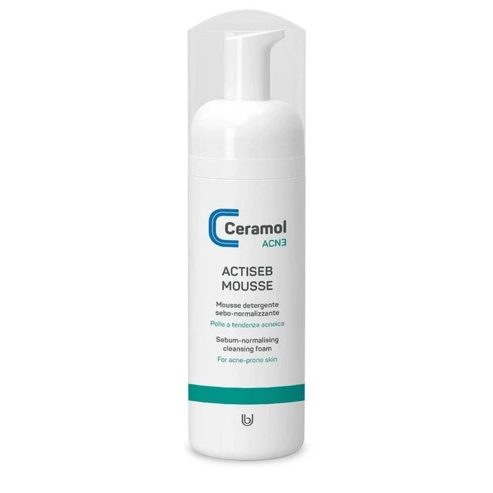 Ceramol Actiseb Mousse Detergente 150ml per Pelle Sensibile