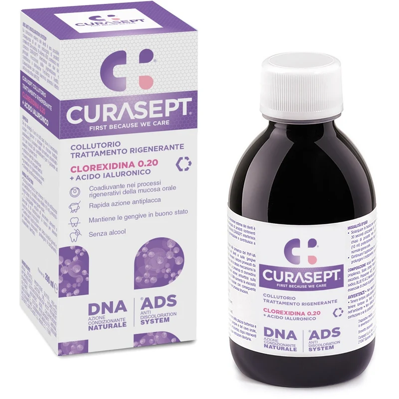 Curasept Collutorio ADS + DNA Rigenerante 200ml Ora Disponibile