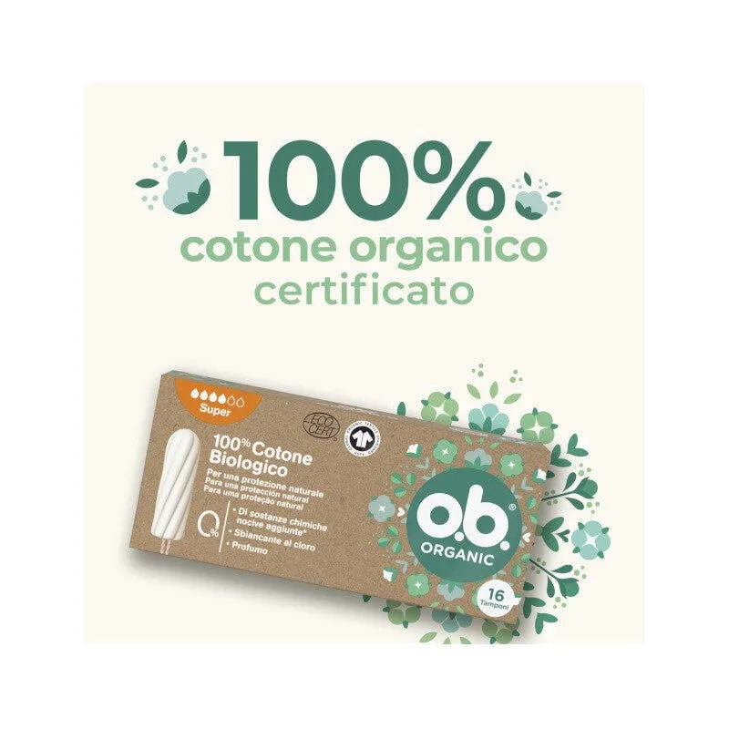 Ob Pro Comfort Organic Super 16 Tamponi