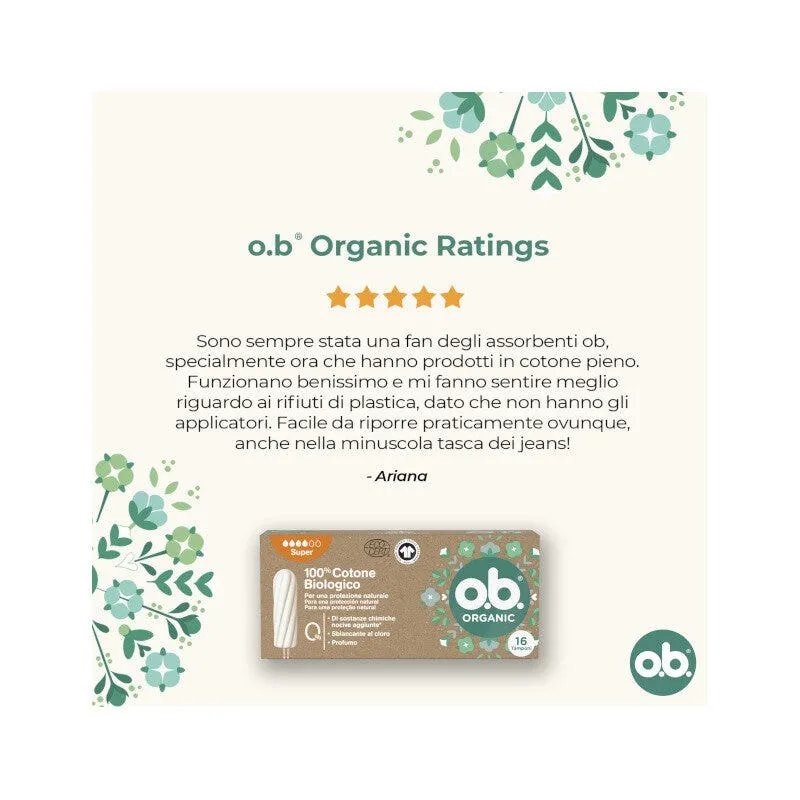 Ob Pro Comfort Organic Super 16 Tamponi