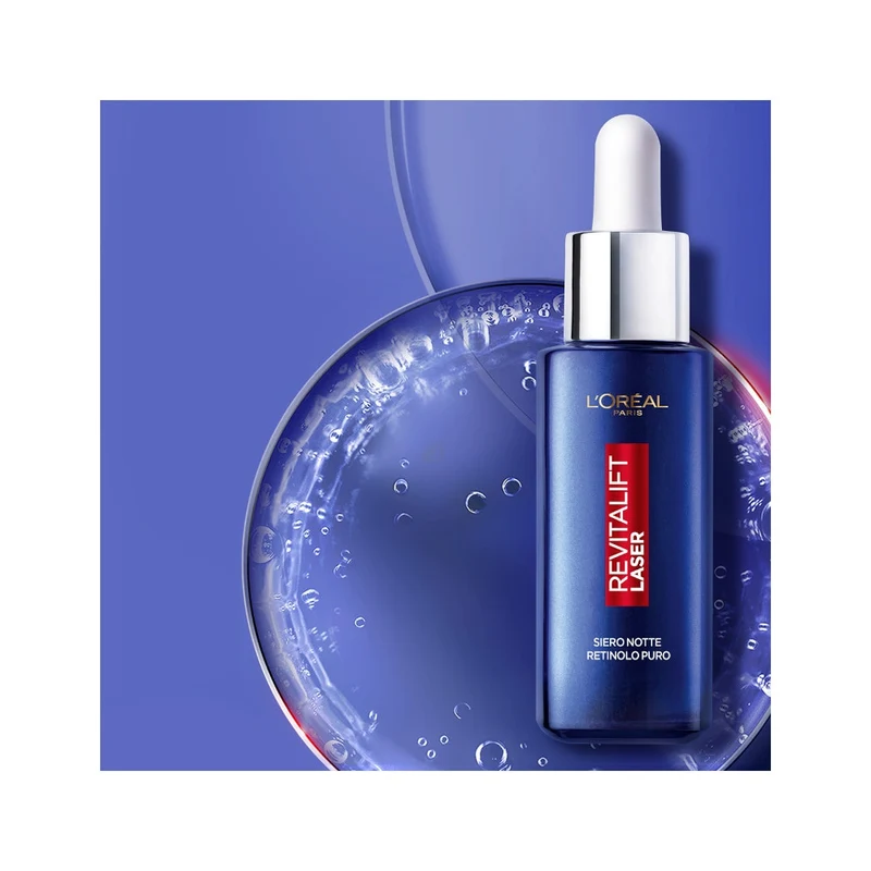 L'Oréal Paris Revitalife Siero Notte Antirughe Retinolo Puro 30ml