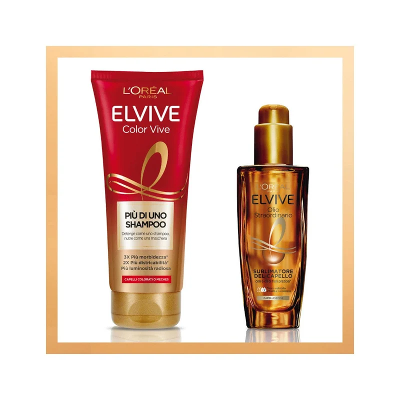 L'Oréal Paris Elvive Più Di Uno Shampoo Color Vive Shampoo Capelli Colorati 200ml