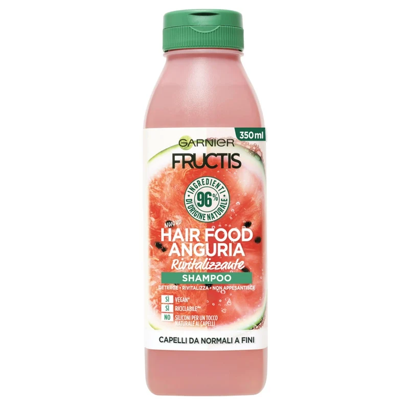 Garnier Fructis Hair Food Shampoo Capelli Fini Anguria Rivitalizzante 350ml