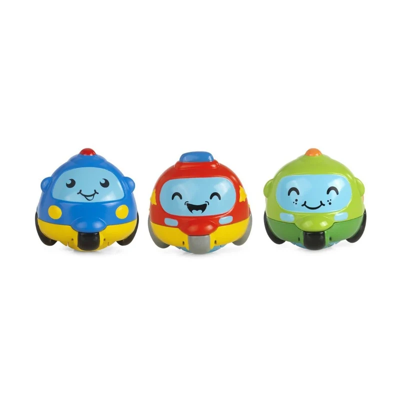 Chicco Turbo Ball City Patrol Gioco 3 Mini Veicoli Per Bambini 1-4 Anni