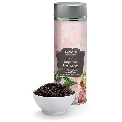 Neavita Te Nero Imperial Earl Grey 60g Silver Tin