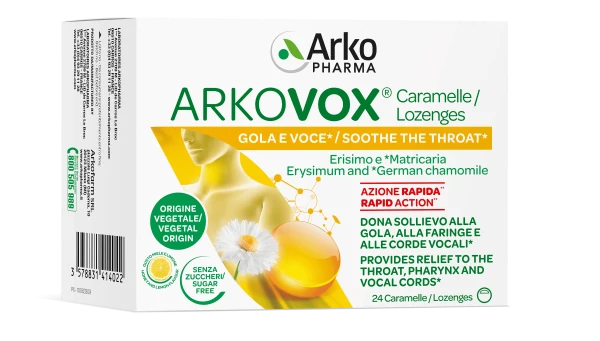 Arkopharma Arkovox Propoli Miele/Limone 24 Compresse