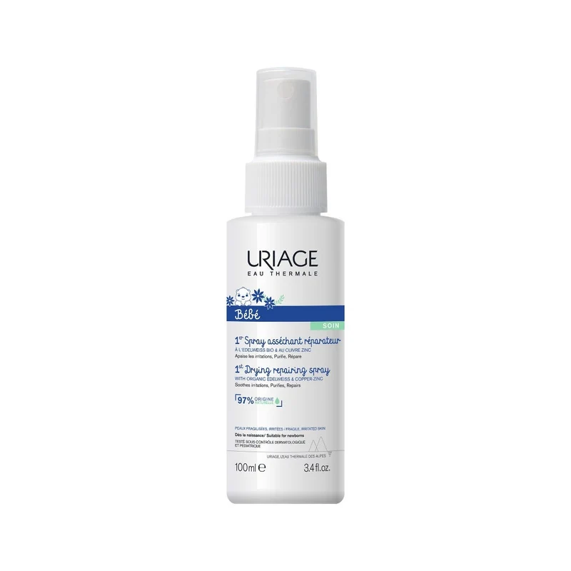 Uriage Bebe Spray Assorbente Riparatore Cu-Zn 100ml