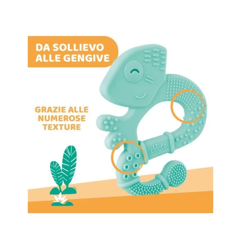 Chicco Massaggiagengive Soft Iguana Femmina Setole Morbide