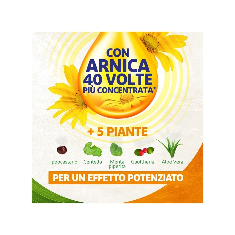 Voltanatura Arnica Gel Aloe Vera Vegan 50ml per Dolori Muscolari